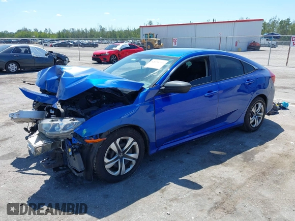 2018 Honda Civic LX with VIN 19XFC2F54JE027744, listed as a IAAI auction lot 42038398 with 119,250 mi miles and . Bid and sale history available at DreamBid. Image 2.