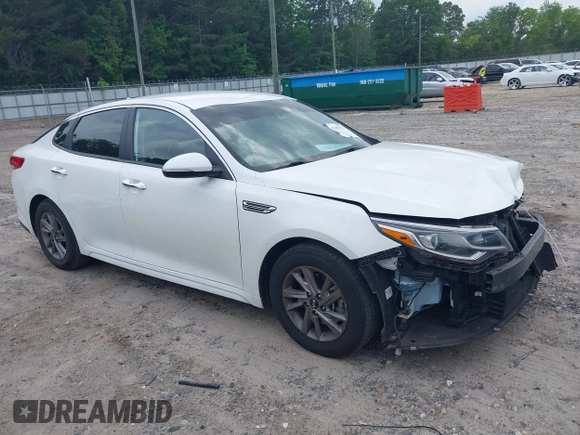 2020 Kia Optima LX with VIN 5XXGT4L3XLG385606, listed as a IAAI auction lot 42307975 with 164,000 mi miles and . Bid and sale history available at DreamBid. Image 1.