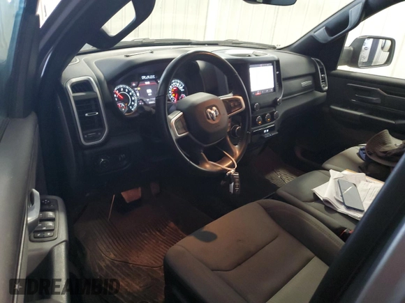 2022 Ram 1500 Big Horn with VIN 1C6RREFG4NN325881, listed as a Copart auction lot 60715695 with 93,313 mi miles and Clean title. Bid and sale history available at DreamBid. Image 8.