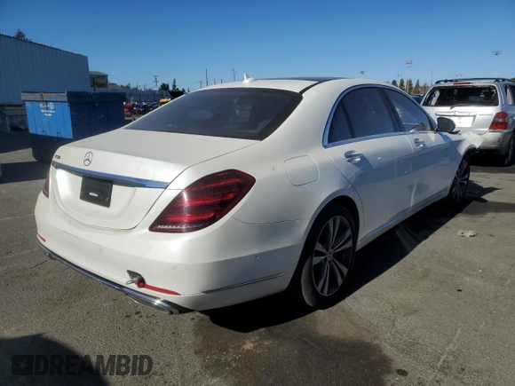 2020 Mercedes-Benz S-Class S 450 with VIN WDDUG6GB5LA502370, listed as a Copart auction lot 74552234 with 111,984 mi miles and Salvage Title. Bid and sale history available at carsss.com. Image 3.