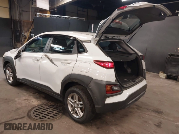 2019 Hyundai Kona SE with VIN KM8K1CAA9KU280118, listed as a IAAI auction lot 41937825 with 73,437 mi miles and . Bid and sale history available at carsss.com. Image 3.