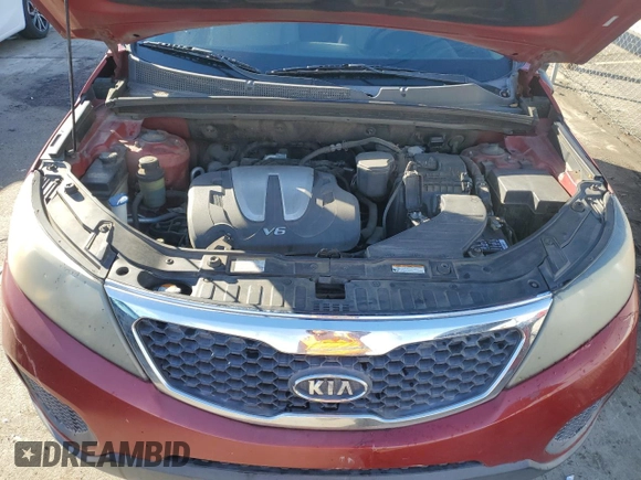 2011 Kia Sorento LX with VIN 5XYKT4A23BG083170, listed as a Copart auction lot 44456045 with 197,621 mi miles and Clean Title. Bid and sale history available at carsss.com. Image 12.