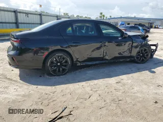 2023 BMW 7 Series 740i with VIN WBA23EH08PCM32908, listed as a Copart auction lot 59144245 with Not provided miles and Non repairable. Bid and sale history available at DreamBid. Image 3.
