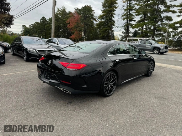 2019 Mercedes-Benz CLS with VIN WDD2J5JB7KA015777, listed as a Copart auction lot 73479054 with 184,835 mi miles and Clean Title. Bid and sale history available at carsss.com. Image 3.