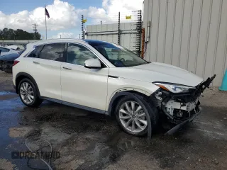 2021 Infiniti QX50 Essential with VIN 3PCAJ5CBXMF105793, listed as a Copart auction lot 79343664 with 47,913 mi miles and Salvage title. Bid and sale history available at DreamBid. Image 4.