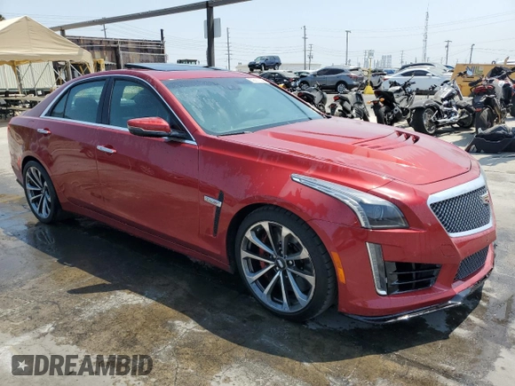 2018 Cadillac CTS-V z VIN 1G6A15S65J0128335, wystawiony jako Copart lot #59057024 z przebiegiem 25 368 mil mil oraz Czysty tytuł • Clean title. Historia ofert i sprzedaży dostępna na DreamBid. Obrazek 4.