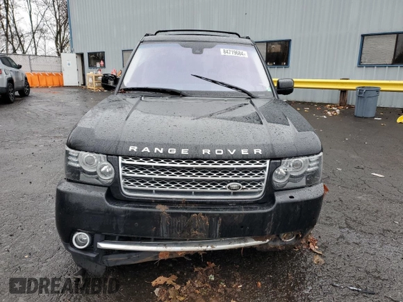 2012 Land Rover Range Rover SC with VIN SALMF1E49CA377225, listed as a Copart auction lot 84719684 with 72,098 mi miles and Salvage title. Bid and sale history available at DreamBid. Image 5.