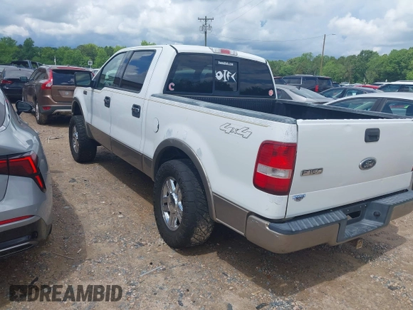 2004 Ford F-150 XLT with VIN 1FTPW145X4KC62501, listed as a IAAI auction lot 42252347 with 230,973 mi miles and . Bid and sale history available at DreamBid. Image 3.