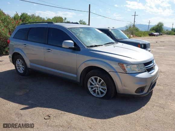 2016 Dodge Journey SXT with VIN 3C4PDCBG1GT175238, listed as a IAAI auction lot 40048878 with 1 mi miles. Bid and sale history available at carsss.com. Image 1.