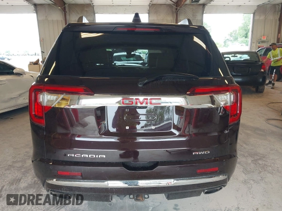 2021 GMC Acadia Denali with VIN 1GKKNXLS2MZ140119, listed as a IAAI auction lot 42553557 with 50,197 mi miles and . Bid and sale history available at DreamBid. Image 16.