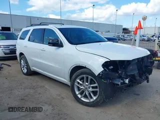 2023 Dodge Durango GT Plus with VIN 1C4RDHDG5PC635967, listed as a IAAI auction lot 42238284 with 42,324 mi miles and . Bid and sale history available at DreamBid. Image 1.