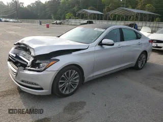 2017 Genesis G80 3.8L z VIN KMHGN4JE3HU206494, wystawiony jako Copart lot #56028425 z przebiegiem 172 864 mil mil oraz Szkody całkowita. Historia ofert i sprzedaży dostępna na DreamBid. Obrazek 1.