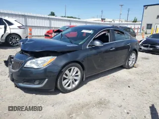 2014 Buick Regal Premium II z VIN 2G4GR5GX9E9313299, wystawiony jako Copart lot #61261545 z przebiegiem Nie podano mil oraz Nie do naprawy • Non repairable. Historia ofert i sprzedaży dostępna na DreamBid. Obrazek 1.