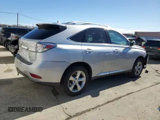 2010 Lexus RX 350 with VIN 2T2BK1BA1AC053033, listed as a Copart auction lot 49251975 with 90,377 mi miles and Salvage Title. Bid and sale history available at carsss.com. Image 3.