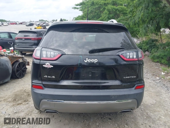 2020 Jeep Cherokee Limited with VIN 1C4PJMDN6LD623130, listed as a IAAI auction lot 42289135 with 54,107 mi miles and . Bid and sale history available at DreamBid. Image 16.