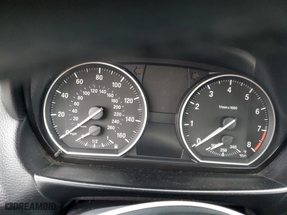 2011 BMW 1 Series 135i with VIN WBAUC9C56BVM09594, listed as a Copart auction lot 44166375 with 0 mi miles and Salvage Title. Bid and sale history available at carsss.com. Image 9.