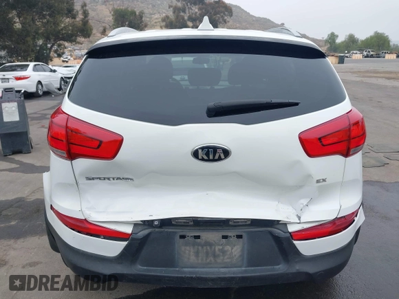 2015 Kia Sportage EX with VIN KNDPC3AC4F7766412, listed as a IAAI auction lot 42147917 with 89,829 mi miles and . Bid and sale history available at DreamBid. Image 16.