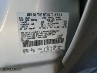 2003 Ford Escape XLT Popular with VIN 1FMYU03163KB45334, listed as a Copart auction lot 86947804 with 121,234 mi miles and Salvage Title. Bid and sale history available at carsss.com. Image 16.