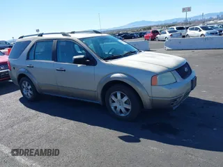 2005 Ford Freestyle SE with VIN 1FMZK01185GA43892, listed as a IAAI auction lot 41643495 with 183,896 mi miles. Bid and sale history available at carsss.com. Image 1.
