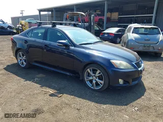 2009 Lexus IS 250 with VIN JTHBK262095105143, listed as a IAAI auction lot 41709381 with 1 mi miles. Bid and sale history available at carsss.com. Image 1.