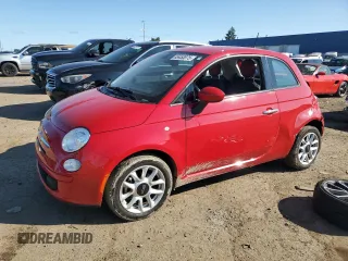 2017 FIAT 500 Pop z VIN 3C3CFFKR1HT579836, wystawiony jako Copart lot #65453875 z przebiegiem 49 141 mil mil oraz Czysty tytuł • Clean title. Historia ofert i sprzedaży dostępna na DreamBid. Obrazek 1.