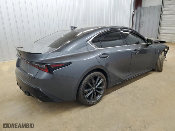 2021 Lexus IS with VIN JTHGZ1B29M5044353, listed as a Copart auction lot 49148345 with 37,496 mi miles and Clean Title. Bid and sale history available at carsss.com. Image 3.