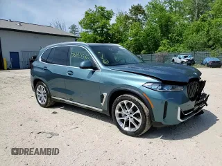2024 BMW X5 xDrive40i with VIN 5UX23EU06R9S35422, listed as a Copart auction lot 58145345 with 537 mi miles and Salvage title. Bid and sale history available at DreamBid. Image 14.