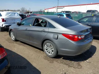 2013 Hyundai Sonata GLS with VIN 5NPEB4AC1DH607954, listed as a IAAI auction lot 42063892 with 116,306 mi miles and . Bid and sale history available at carsss.com. Image 3.