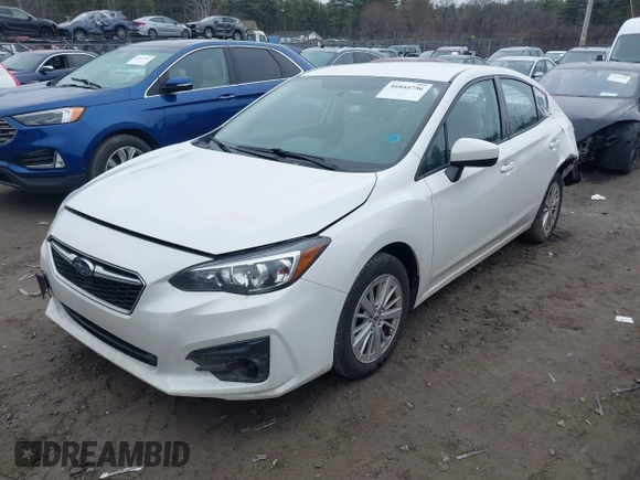 2017 Subaru Impreza Premium with VIN 4S3GKAB61H3612332, listed as a IAAI auction lot 41844756 with 118,754 mi miles. Bid and sale history available at carsss.com. Image 2.