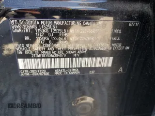 2017 Toyota RAV4 XLE with VIN 2T3WFREVXHW394079, listed as a Copart auction lot 50026135 with 87,672 mi miles and Salvage Title. Bid and sale history available at carsss.com. Image 13.