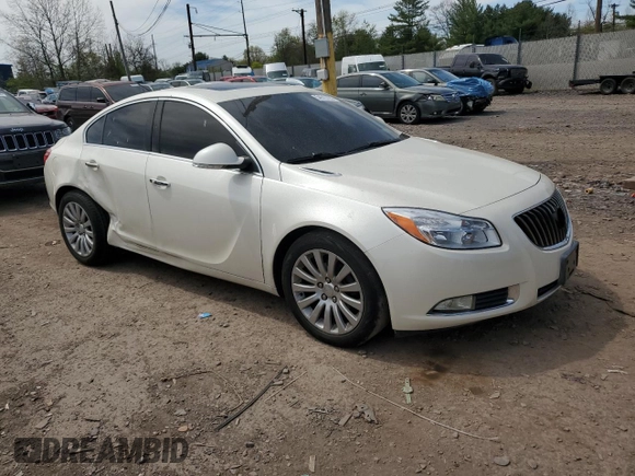 2012 Buick Regal Premium 1 with VIN 2G4GS5EK3C9117030, listed as a Copart auction lot 54013725 with 140,926 mi miles and Salvage Title. Bid and sale history available at carsss.com. Image 4.