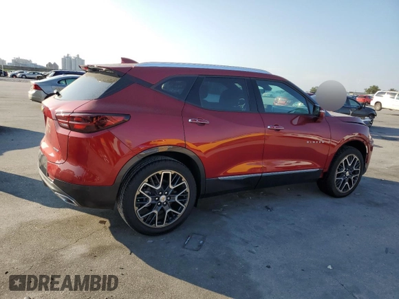 2023 Chevrolet Blazer Premier z VIN 3GNKBFRS4PS131033, wystawiony jako Copart lot #74220884 z przebiegiem 62 mil mil oraz Szkoda całkowita • Salvage title. Historia ofert i sprzedaży dostępna na DreamBid. Obrazek 5.