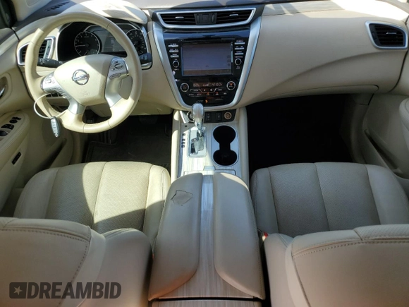 2017 Nissan Murano SL with VIN 5N1AZ2MG5HN120674, listed as a Copart auction lot 50034015 with 83,393 mi miles and Salvage Title. Bid and sale history available at DreamBid. Image 8.