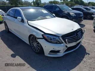 2016 Mercedes-Benz S 550 with VIN WDDUG8FB0GA213495, listed as a IAAI auction lot 41735650 with 84,213 mi miles and . Bid and sale history available at carsss.com. Image 1.