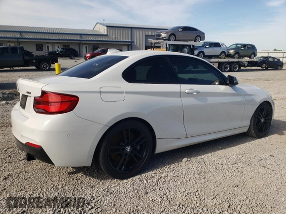2018 BMW 2 Series M240i with VIN WBA2J5C54JVC07196, listed as a Copart auction lot 54226095 with 31,715 mi miles and Salvage title. Bid and sale history available at DreamBid. Image 3.
