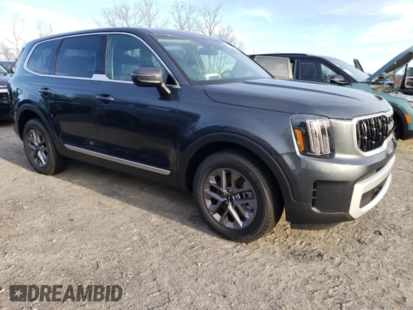 2024 Kia Telluride LX z VIN 5XYP2DGC7RG542557, wystawiony jako Copart lot #82623894 z przebiegiem 86 mil mil oraz Szkoda całkowita • Salvage title. Historia ofert i sprzedaży dostępna na DreamBid. Obrazek 4.