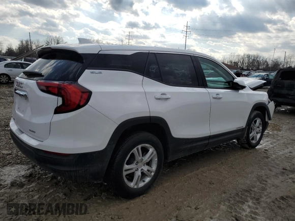 2020 GMC Terrain SLE z VIN 3GKALTEV2LL263247, wystawiony jako Copart lot #46750495 z przebiegiem 61 556 mil mil oraz Szkoda całkowita • Salvage title. Historia ofert i sprzedaży dostępna na DreamBid. Obrazek 3.
