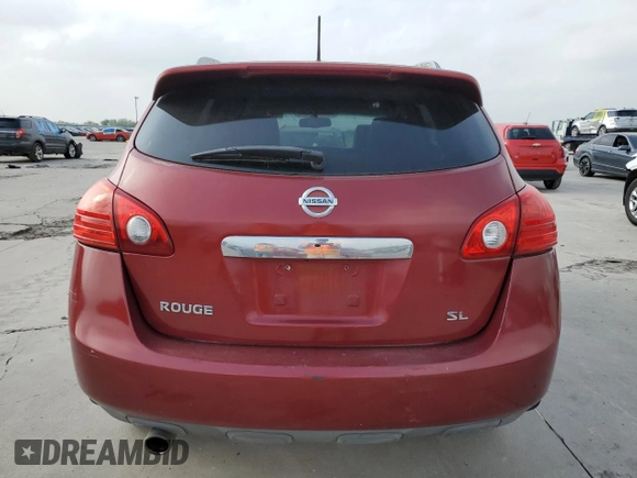 2013 Nissan Rogue S with VIN JN8AS5MT3DW008892, listed as a Copart auction lot 51486825 with 128,819 mi miles and Salvage Title. Bid and sale history available at carsss.com. Image 6.