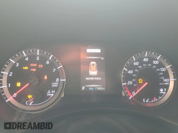 2021 Toyota Highlander L with VIN 5TDZZRAHXMS066838, listed as a Copart auction lot 55137845 with 77,800 mi miles and Salvage title. Bid and sale history available at DreamBid. Image 9.