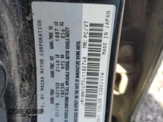 2018 Mazda 3 Sport with VIN JM1BN1U75J1182748, listed as a Copart auction lot 47853515 with 173,132 mi miles and Salvage Title. Bid and sale history available at DreamBid. Image 13.