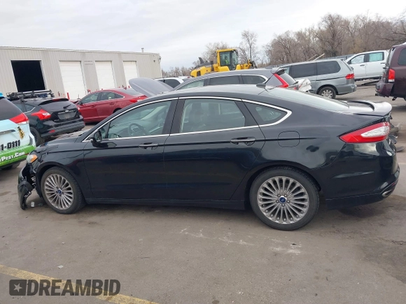 2015 Ford Fusion Titanium with VIN 3FA6P0K91FR238763, listed as a IAAI auction lot 41855030 with 162,060 mi miles. Bid and sale history available at carsss.com. Image 14.