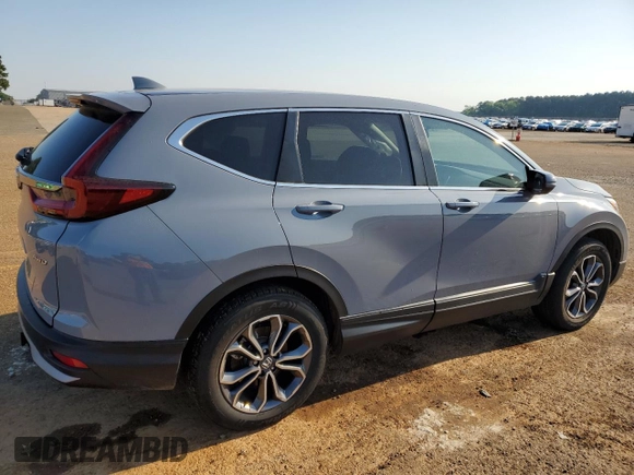 2022 Honda CR-V EX with VIN 2HKRW2H55NH615882, listed as a Copart auction lot 51936625 with 47,323 mi miles and Salvage Title. Bid and sale history available at carsss.com. Image 3.