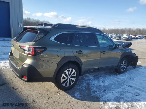 2025 Subaru Outback Premium with VIN 4S4BTADC6S3179197, listed as a Copart auction lot 45913515 with 311 mi miles and Salvage Title. Bid and sale history available at carsss.com. Image 3.