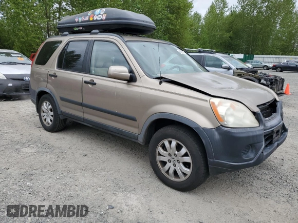 2005 Honda CR-V EX with VIN JHLRD78895C037295, listed as a Copart auction lot 54965805 with 257,046 mi miles and Clean Title. Bid and sale history available at carsss.com. Image 4.