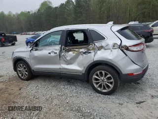 2017 Lincoln MKC Select with VIN 5LMCJ2C91HUL70659, listed as a Copart auction lot 51158085 with 54,296 mi miles and Salvage Title. Bid and sale history available at DreamBid. Image 2.