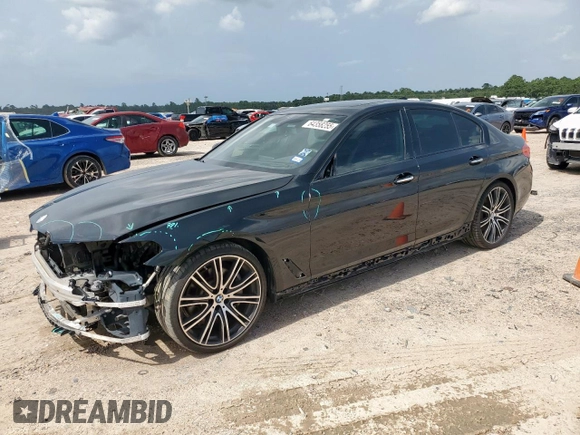 2017 BMW 5 Series 540i with VIN WBAJE5C32HG914842, listed as a Copart auction lot 64358255 with 116,282 mi miles and Salvage title. Bid and sale history available at DreamBid. Image 1.