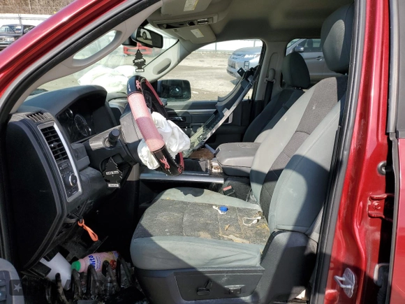 2014 Ram 1500 SLT with VIN 1C6RR7GM0ES338077, listed as a Copart auction lot 42348614 with Not provided miles and Salvage title. Bid and sale history available at DreamBid. Image 7.