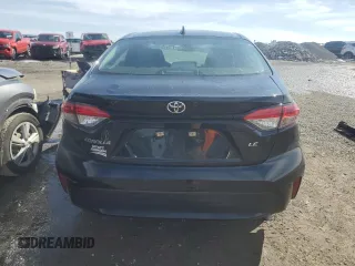 2022 Toyota Corolla LE with VIN 5YFEPMAE4NP338856, listed as a Copart auction lot 46145135 with 80,465 mi miles and Salvage Title. Bid and sale history available at carsss.com. Image 6.