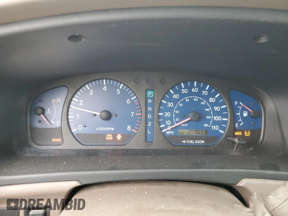 2002 Toyota Sienna LE with VIN 4T3ZF13CX2U473002, listed as a Copart auction lot 86553254 with 359,659 mi miles and Salvage Title. Bid and sale history available at DreamBid. Image 9.