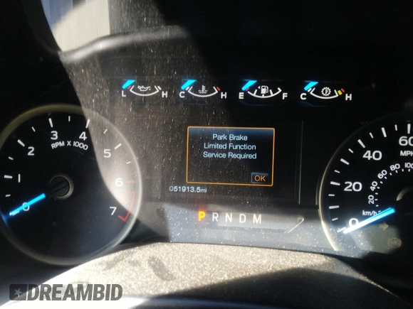 2019 Ford F-150 XL with VIN 1FTEW1C41KFC52669, listed as a IAAI auction lot 38161492 with 51,913 mi miles and . Bid and sale history available at DreamBid. Image 7.